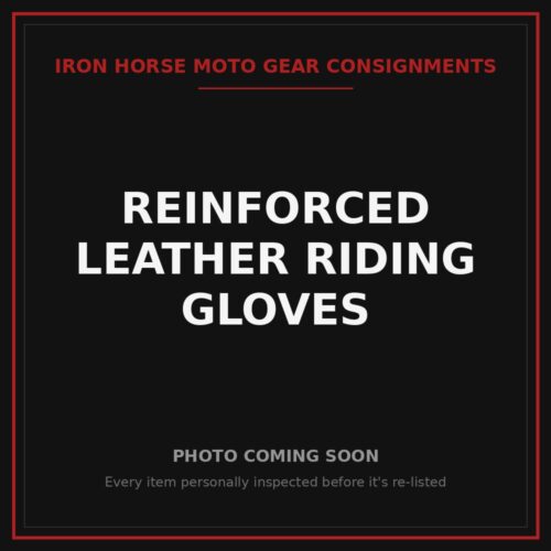 Reinforced Leather Riding Gloves